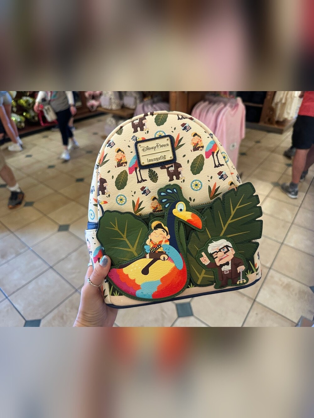 Disney Up' Loungefly Backpack With Cutesy Carl, Russell, and Kevin Arrives